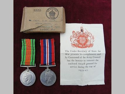 Ginn's war medals